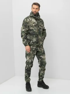 Костюм для охоты и рыбалки Huntsman Стрелок Зеленый питон Сорочка Смесовая (р.44-46/170-176) — фото 2