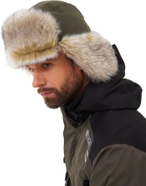 Шапка для охоты и рыбалки Huntsman Горка-Люкс Хаки Исландия (56-58)
