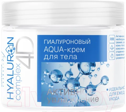 Крем для тела Белита-М Hyaluron Complex 4D Aqua-крем (250г)
