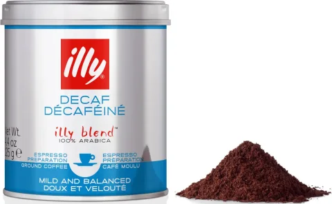 Кофе молотый illy Без кофеина (125г)