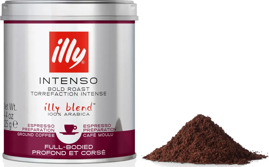 Кофе молотый illy Темной обжарки (125г)