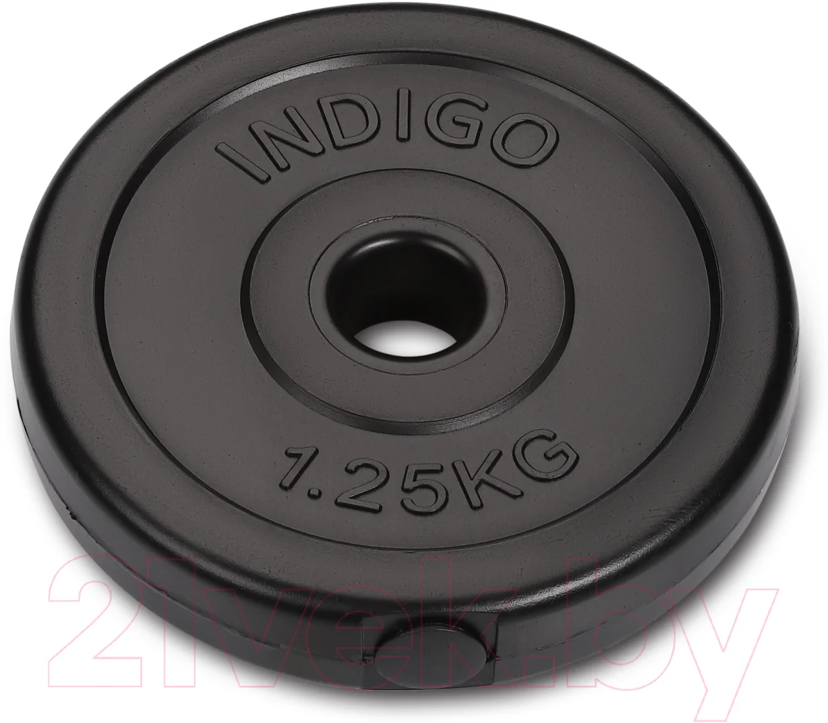 Диск для штанги Indigo Sport IN123 (1.25кг, черный)