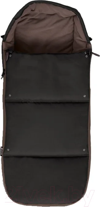 Накидка на ножки для коляски Leclerc Influencer Elcee Polar / ELC21492 (Black/Brown)