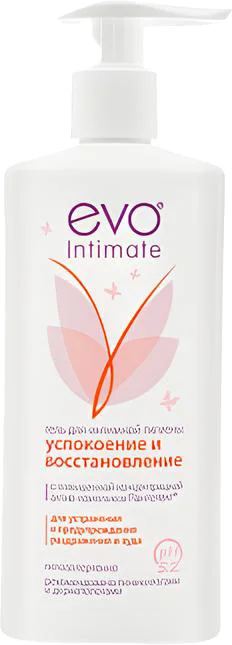 Гель для интимной гигиены EVO laboratoires Intimate Успокоение и восстановление (250мл) — фото 1