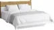 Двуспальная кровать MODULA Сэлва INV04K-1900/2181/1100(02) (дуб натюрель/белый премиум) — фото 10