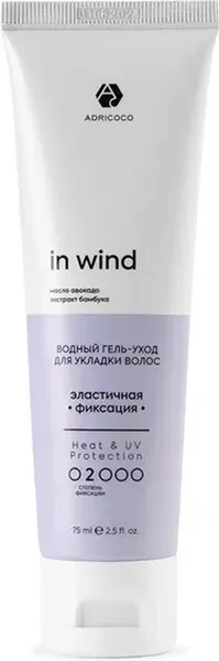 Гель для укладки волос Adricoco In Wind Эластичная фиксация (75мл) — фото 3