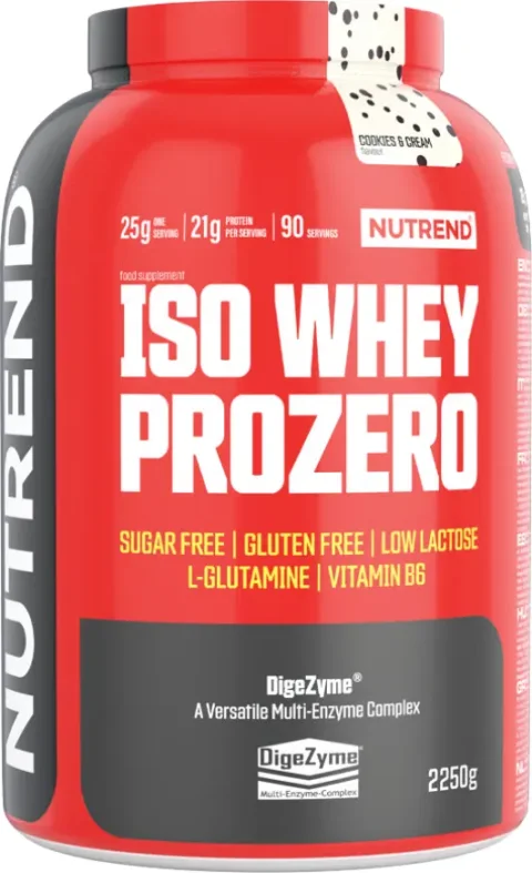 Протеин Nutrend Iso Whey Prozero (2250г, печенье-крем)
