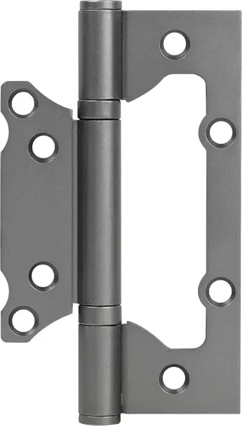 Петля дверная Нора-М Isparus 800-5 FHP 125x74x2.6 накладная (светлый графит, без колп.)