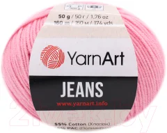 Пряжа для вязания Yarnart Jeans 20 (160м, светлая орхидея) — фото 1