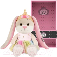 Мягкая игрушка Jack&Lin Зайка Лин единорожка в радужной юбке / JL-02202303-20 — фото 2