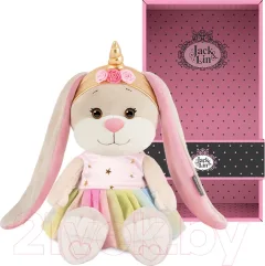 Мягкая игрушка Jack&Lin Зайка Лин единорожка в радужной юбке / JL-02202303-20 — фото 6