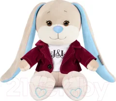 Мягкая игрушка Jack&Lin Зайчик Жак в бархатном пиджаке с футболкой / JL-03202301-25 — фото 5