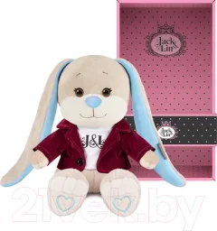 Мягкая игрушка Jack&Lin Зайчик Жак в бархатном пиджаке с футболкой / JL-03202301-25 — фото 6