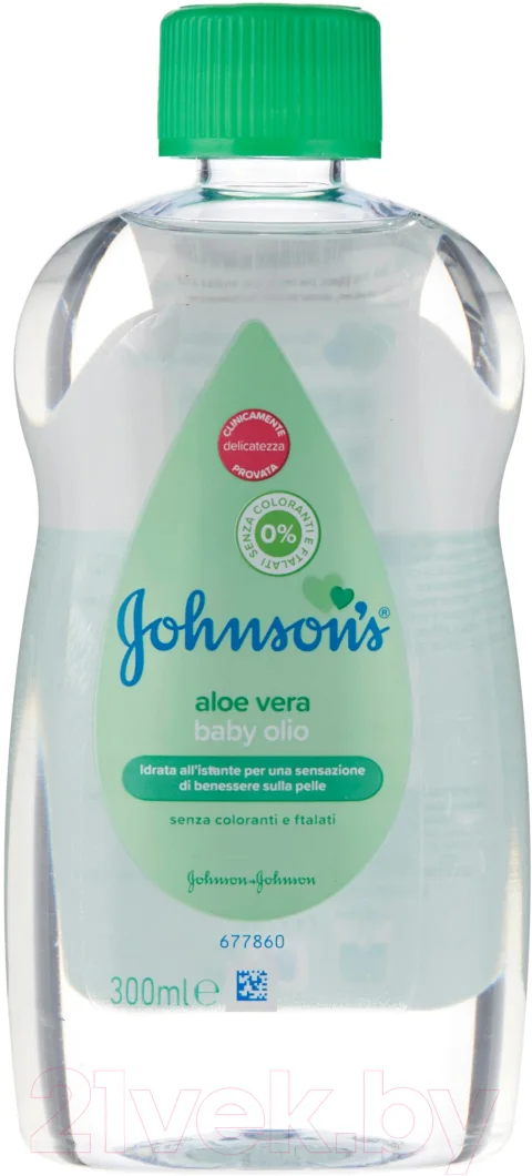 Косметическое масло детское Johnson's Baby Алоэ (300мл)