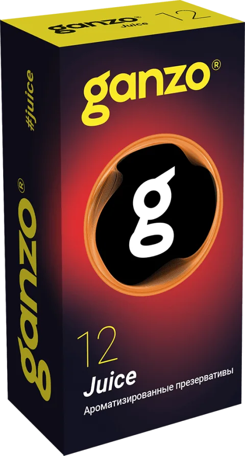 Презервативы Ganzo Juice ароматизированные (12шт)