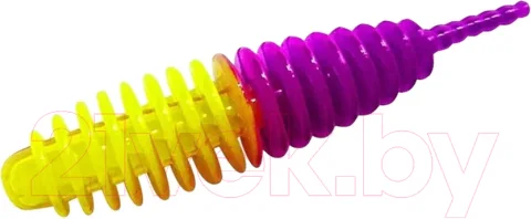 Мягкая приманка Trout Bait Jumbo 65 Сыр COL.29 (Lemon/Purple)