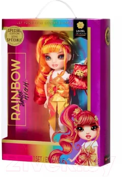 Кукла с аксессуарами Rainbow High Junior Лаурель де Виус / 42095 (оранжевый) — фото 7