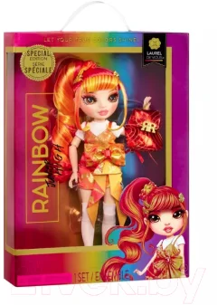 Кукла с аксессуарами Rainbow High Junior Лаурель де Виус / 42095 (оранжевый) — фото 8