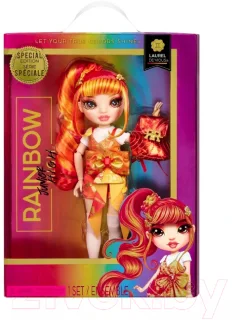 Кукла с аксессуарами Rainbow High Junior Лаурель де Виус / 42095 (оранжевый) — фото 9