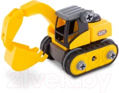 Игрушка-конструктор Nikko Junior Builder – Экскаватор Просеиватель и аксессуары 40023 — фото 2