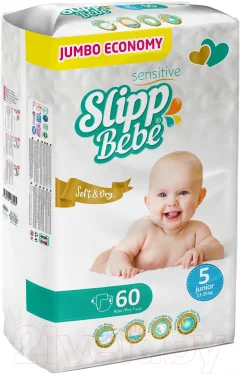 Подгузники детские Slipp Bebe Junior / J-305 (60шт) — фото 1
