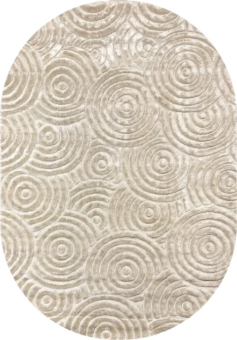 Ковер Valentis Juno E908AP-BEIGE-OVAL (1.4x2)