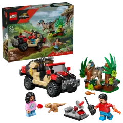 Конструктор Lego Jurassic World Побег Раптора по бездорожью 76972 — фото 3