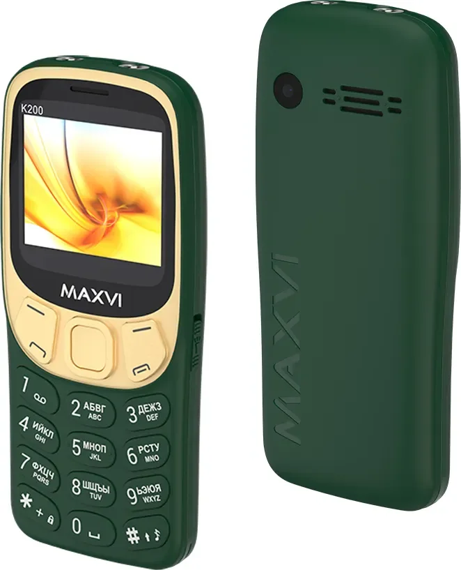 Мобильный телефон Maxvi K200 (темно-зеленый)