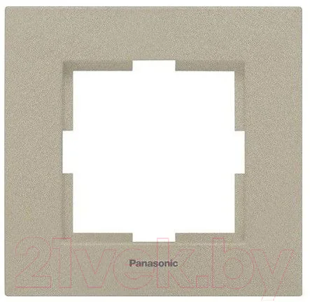 Рамка для выключателей и розеток Panasonic Karre Plus WKTF08012BR-BY