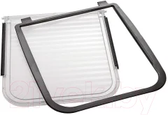 Запасная дверь для откидной дверцы Ferplast Kit For Swing 9 Flap / 72123112 (коричневый) — фото 1