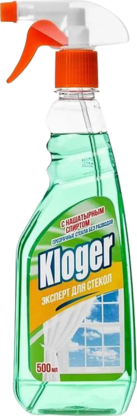 Средство для мытья стекол Kloger с нашатырным спиртом (500мл)