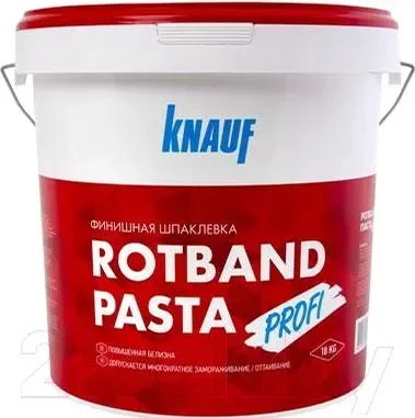 Шпатлевка готовая Knauf Ротбанд Паста Профи (18кг)