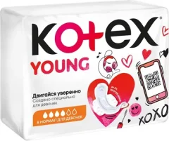 Прокладки гигиенические Kotex Янг Нормал для девочек (8шт) — фото 6
