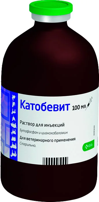 Раствор для стимуляции обмена веществ животных KRKA Катобевит (100мл)