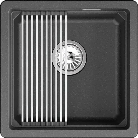 Мойка кухонная GRANULA KS-4501iU (черный)