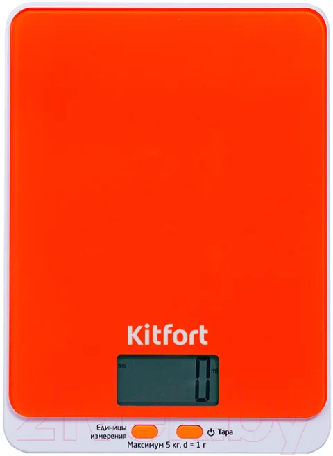 Кухонные весы Kitfort KT-803-5 (оранжевый)
