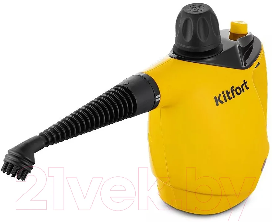 Пароочиститель Kitfort KT-9140-1 (черный/желтый)