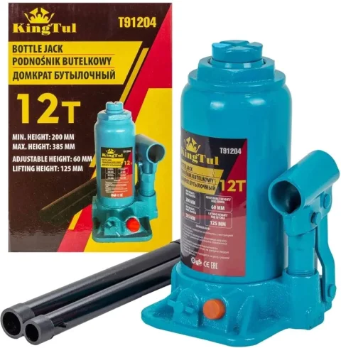 Бутылочный домкрат KingTul KT-T91204 (12т)