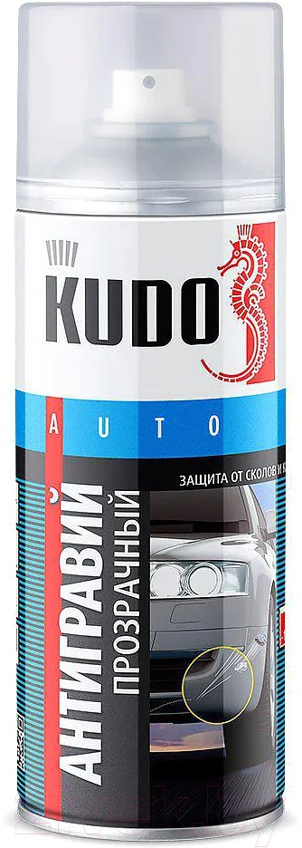 Антигравий Kudo KU-5224 с эффектом шагрени (520мл, серый)