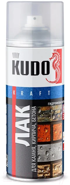 Лак Kudo Гидрофобизирующий для кирпича бетона и камня (520мл) — фото 1
