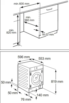 Стиральная машина встраиваемая AEG L8FBE48SCI — фото 6