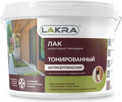 Лак Лакра ВД тонированный (2.5кг, орех) — фото 6