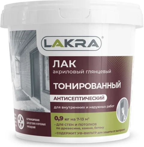 Лак Лакра ВД тонированный (900г, орегон)