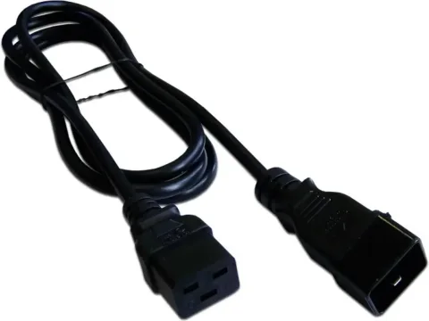 Шнур сетевой Lanmaster LAN-PP19/20-1.0-BK