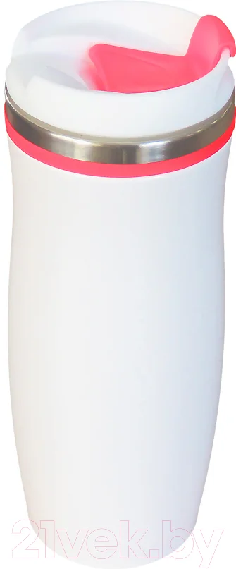 Термокружка Utta Latte 5003.05 (белый/красный)