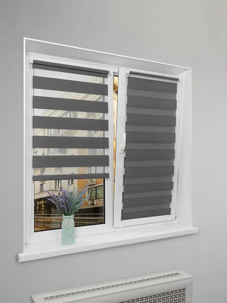 Рулонная штора Lm Decor ДН LB 11-10 220х185 (графитовый)