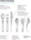 Набор столовых приборов для кормления Twistshake Learn Cutlery 78207 (белый) — фото 10