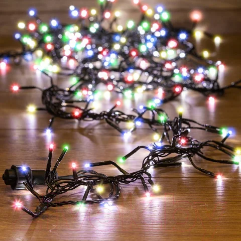 Светодиодная мишура Neon-Night Кластер LED 303-629 (3м, мультиколор)