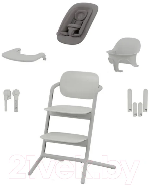 Стульчик для кормления Cybex Lemo 4 в 1 Set (Suede Grey)