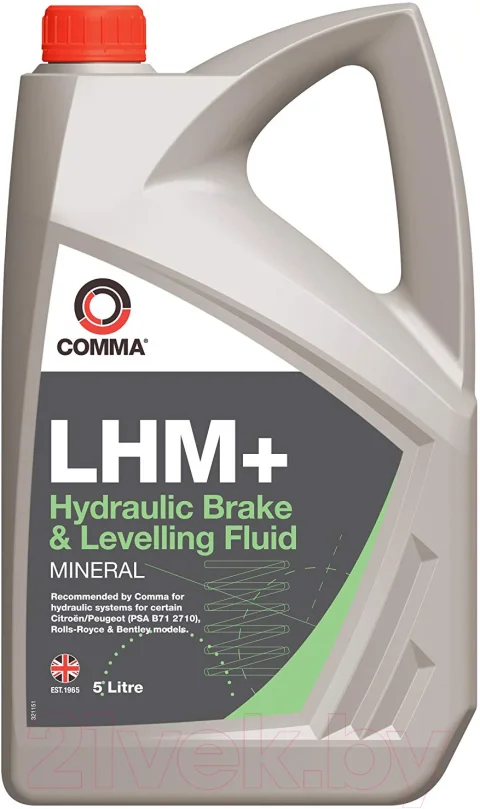 Жидкость гидравлическая Comma LHM+ зеленая / LHM5L (5л)